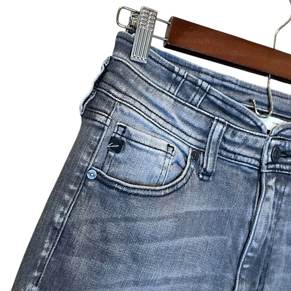 Kancan Women's Jeans Size 26 Skinny Gray Stretch High Rise Denim - Picture 5 of 11